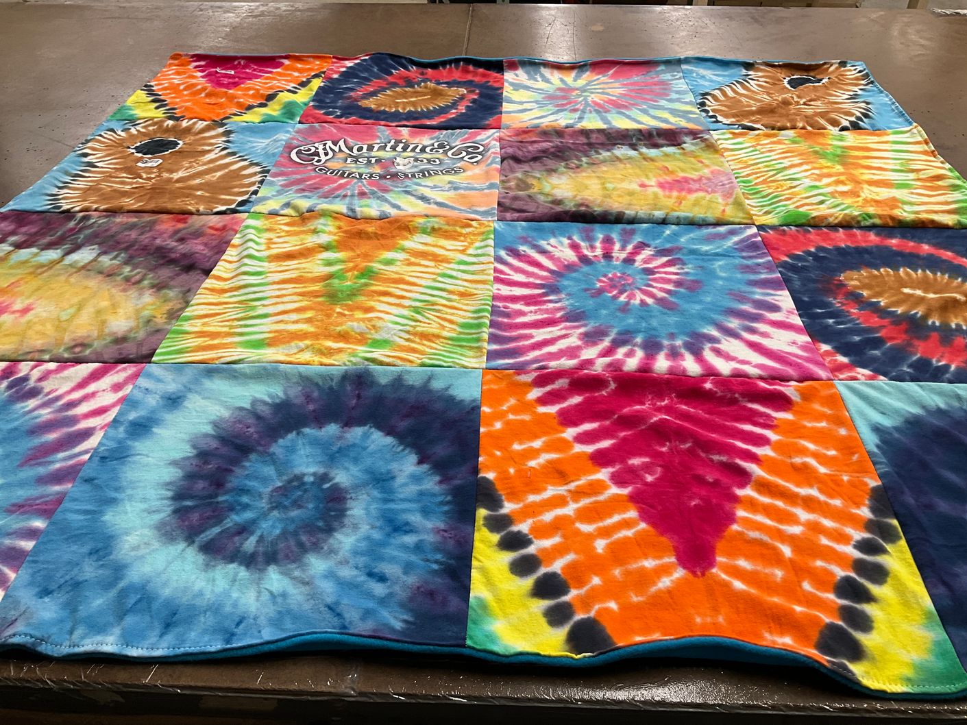 T-shirt quilt with music, guitar themes by Clarissa from FL