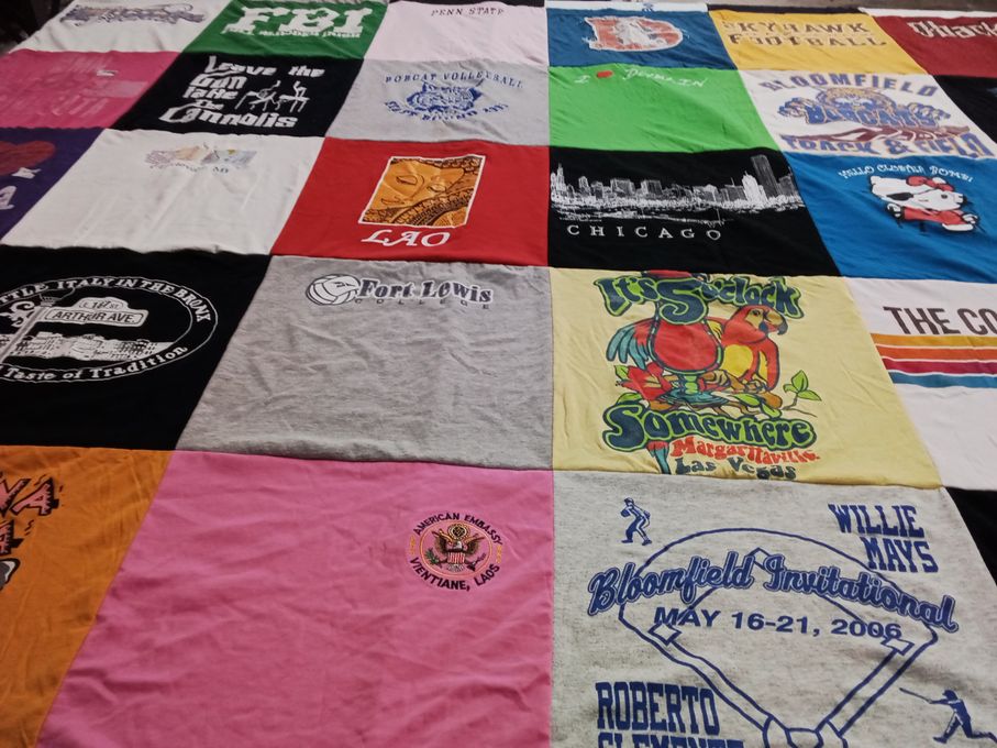 T-shirt quilt featuring bloomfield invitational by Kaitlin from NM