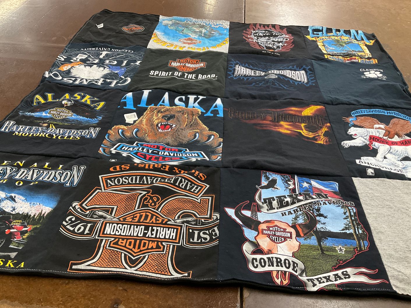 T-shirt quilt from clemson university by Emily from MN