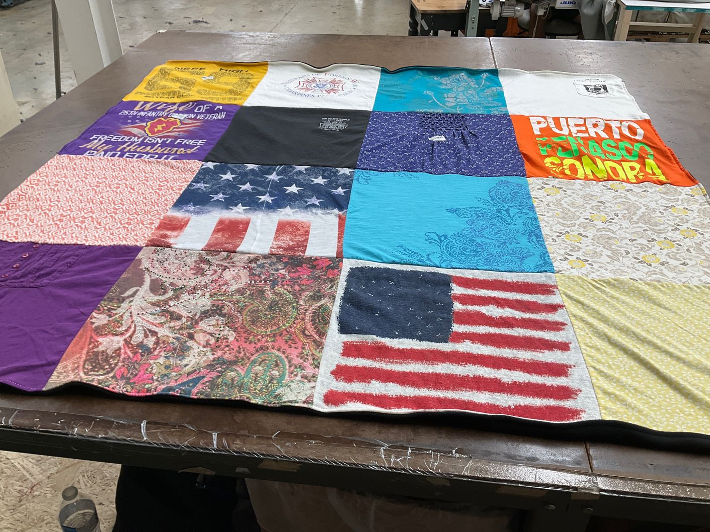 T-shirt quilt by Gene from CA