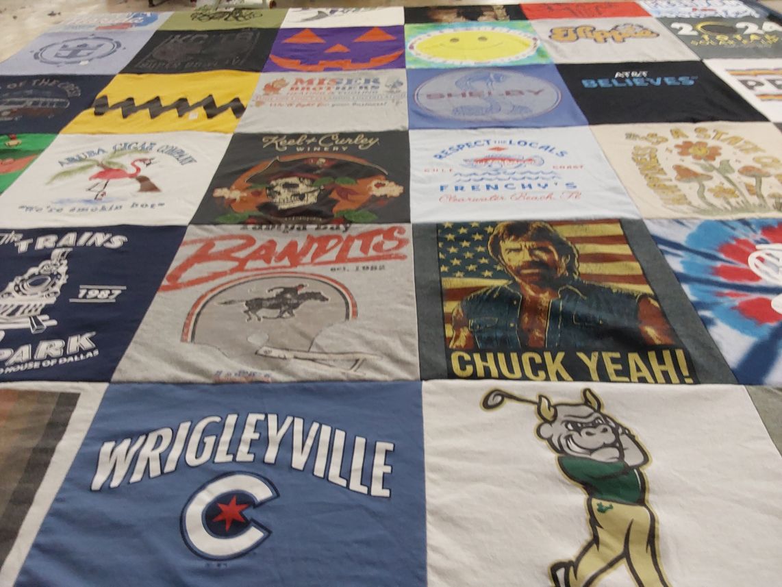 T-shirt quilt by Christy from TX