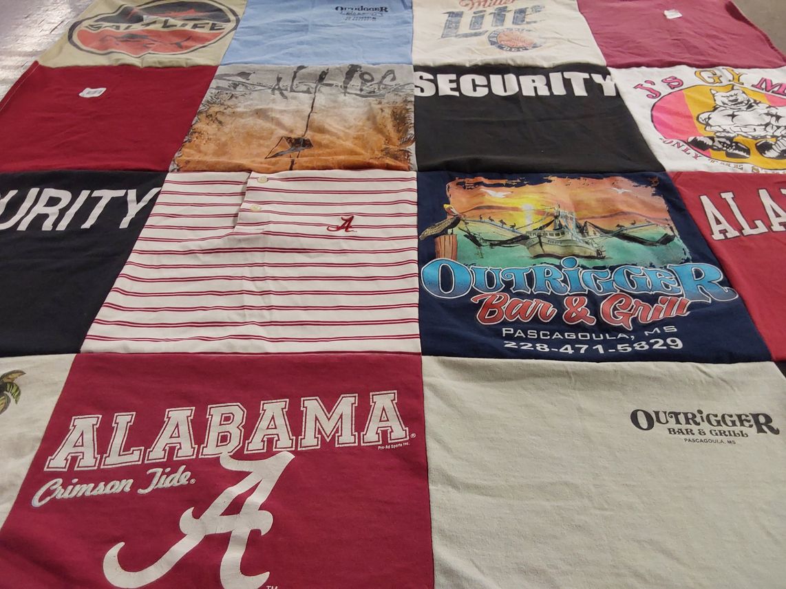 T-shirt quilt featuring alabama crimson tide by DeAnna from MS