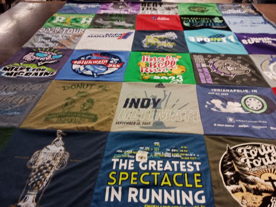 T-shirt quilt from indiana university by Stacey from IN