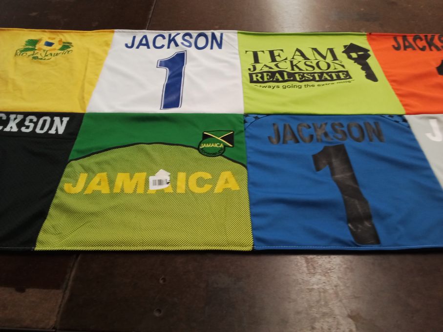 T-shirt quilt by larrise from CA