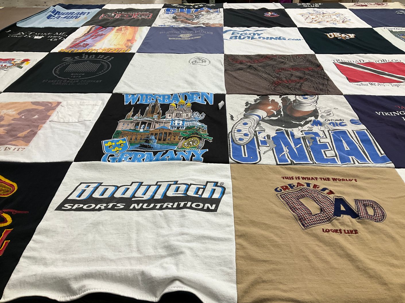 T-shirt quilt featuring orlando magic by Barbara from OH
