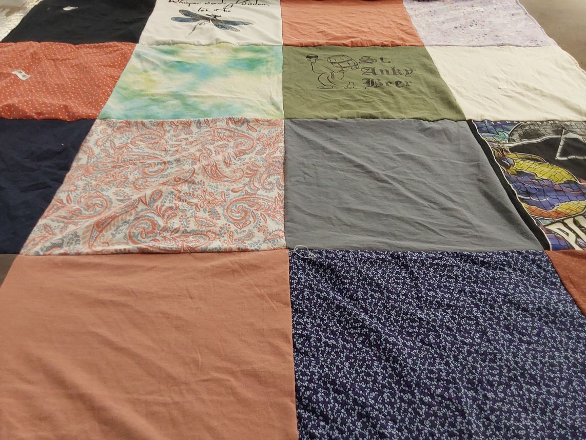 T-shirt quilt by Julie from GA