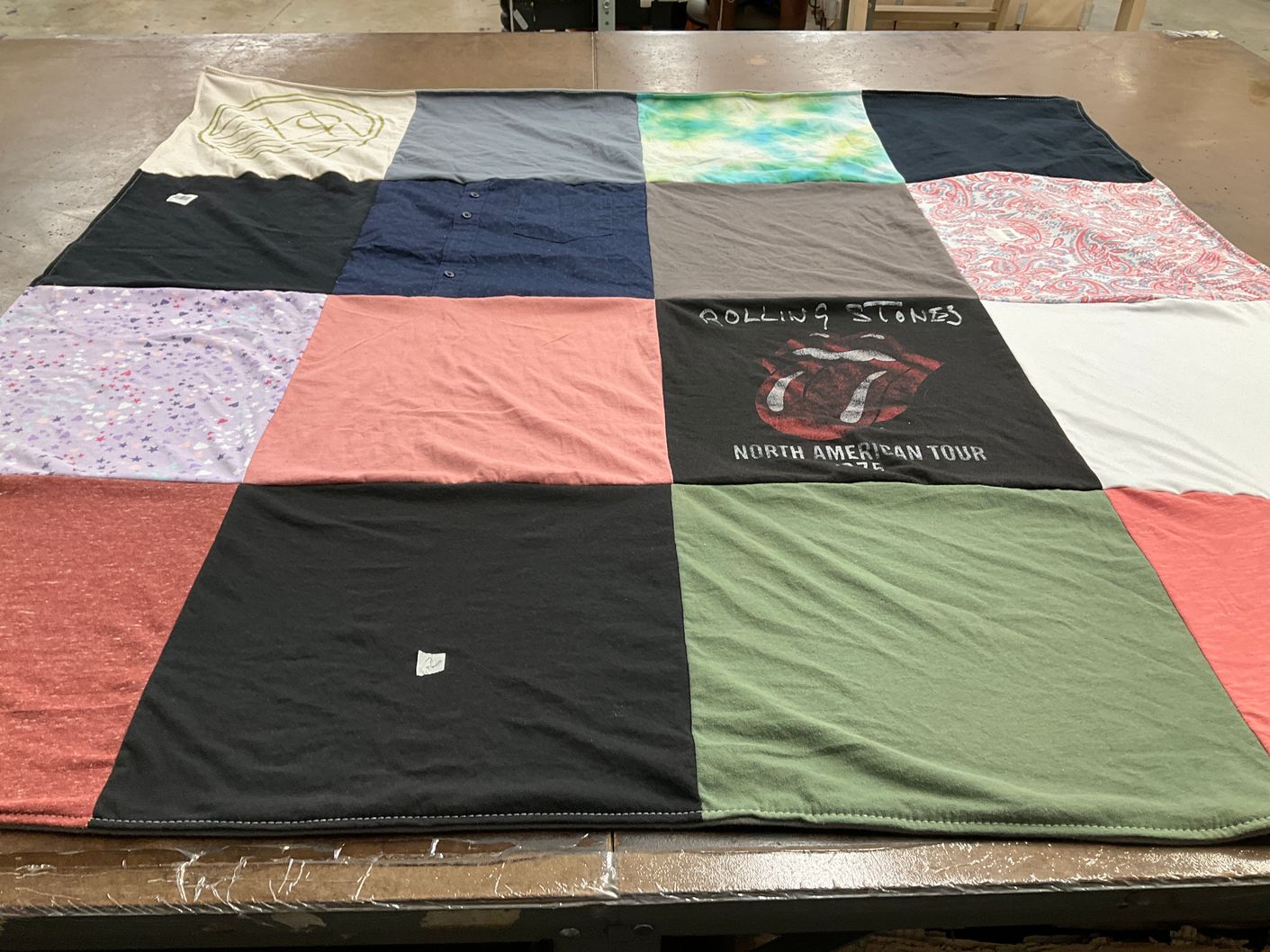 T-shirt quilt by Julie from GA