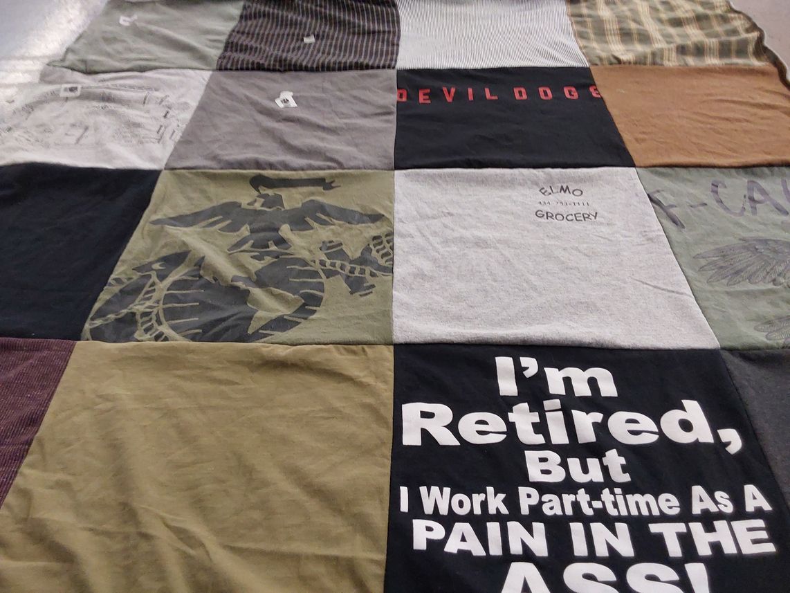 T-shirt quilt by Steve from LA