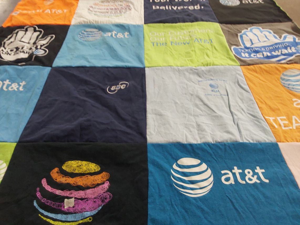 T-shirt quilt by Cathy from TX