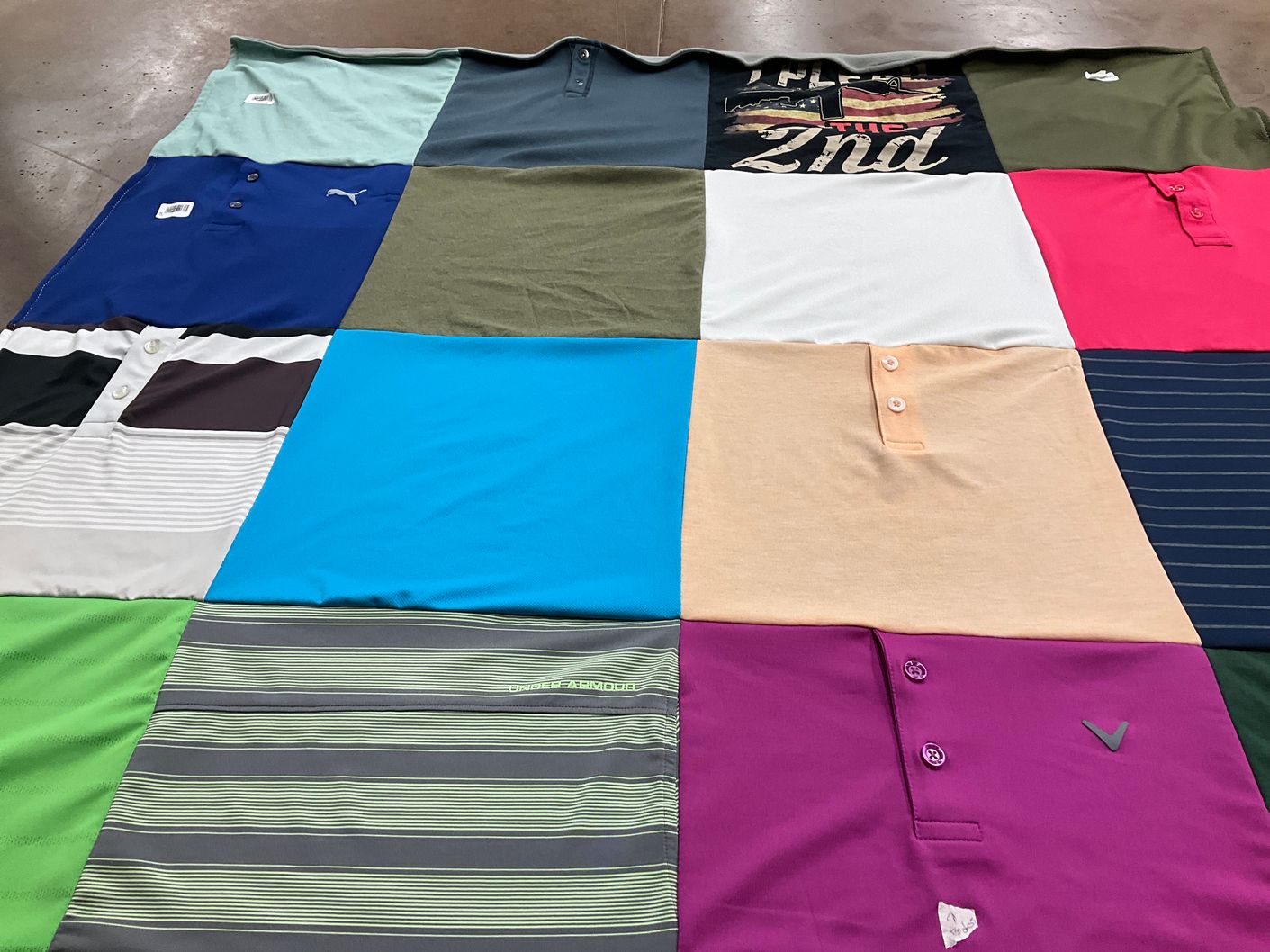 T-shirt quilt by Tracy from NH