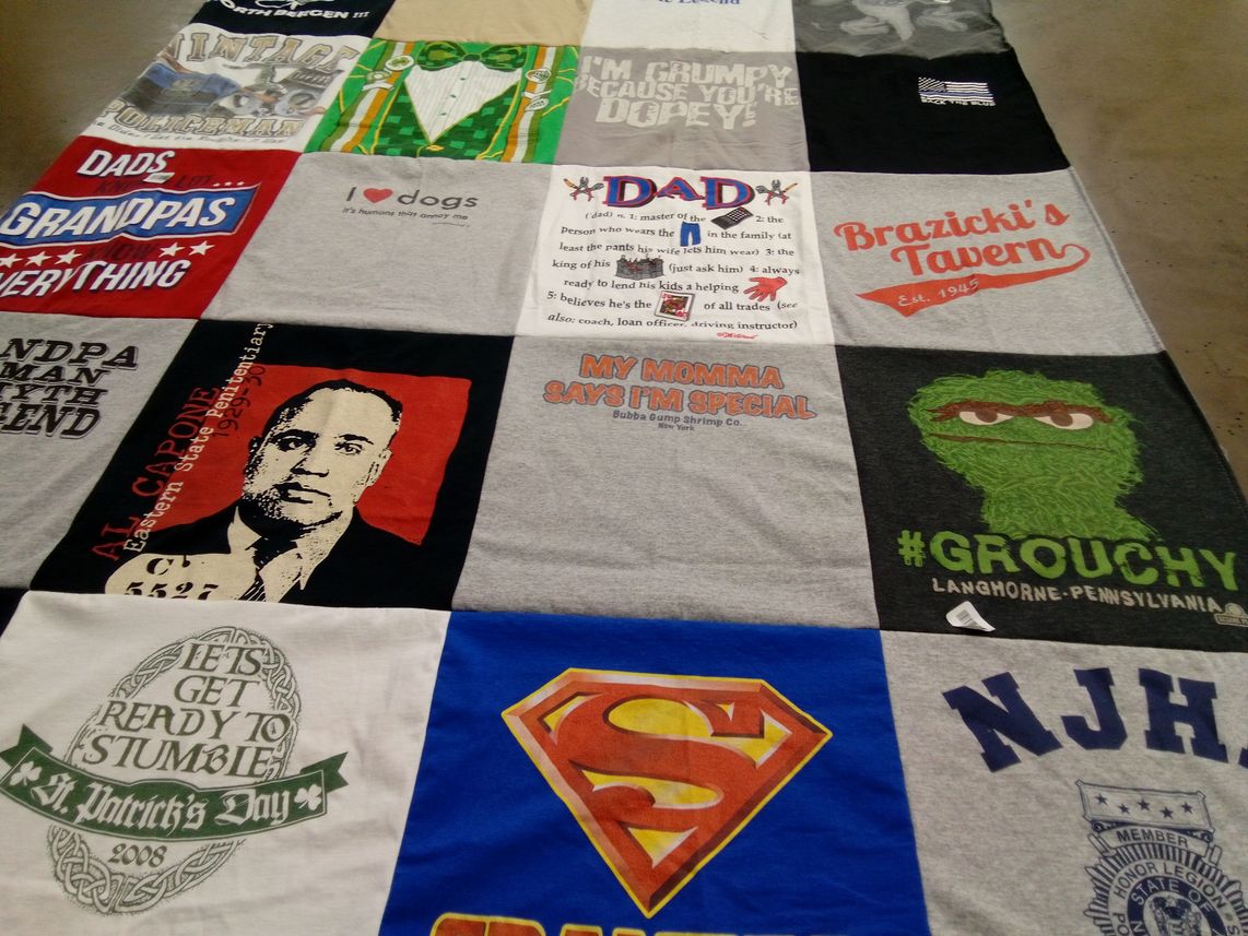 T-shirt quilt from new jersey honor legion by Patricia from NJ