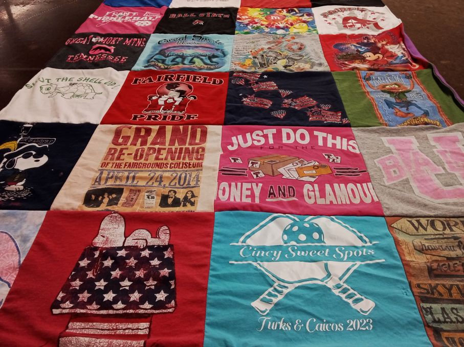 T-shirt quilt from fairfield pride by AMERICA from OH