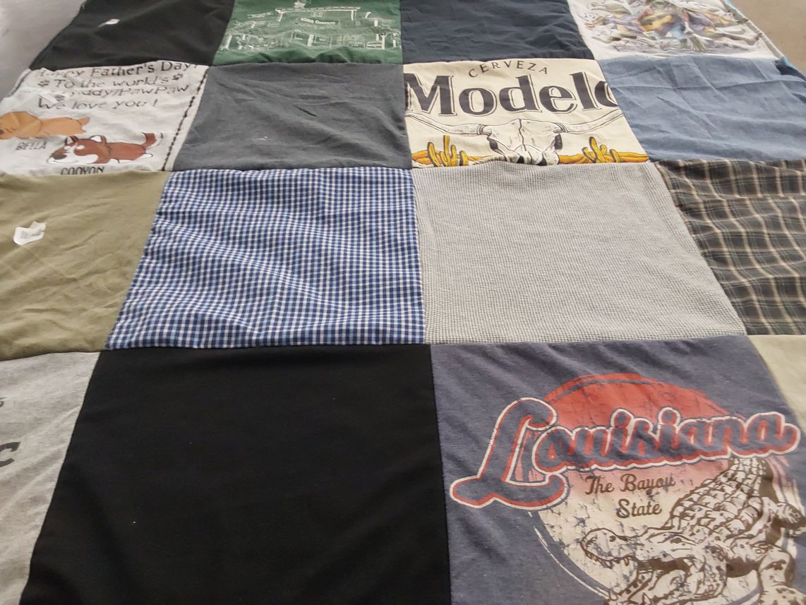 T-shirt quilt with festivities, culture themes by Steve from LA