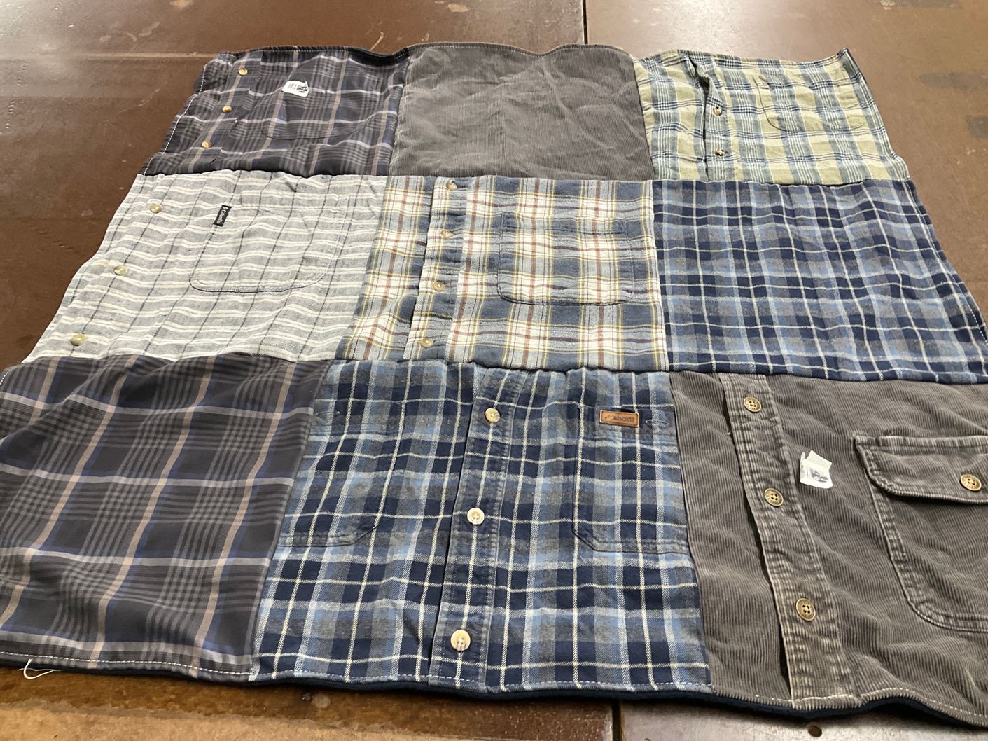 T-shirt quilt with quilting, sewing themes by Charles from NY