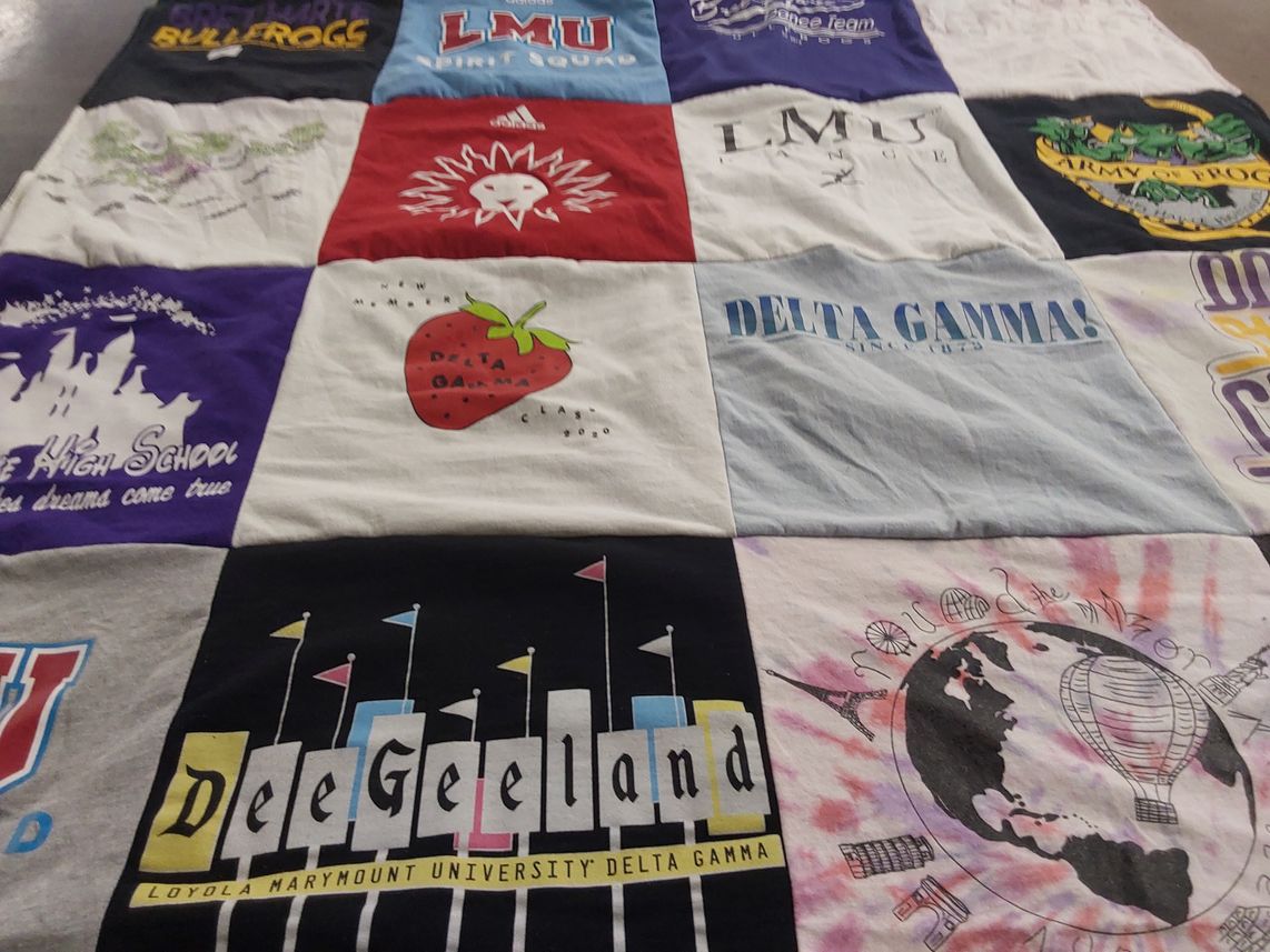 T-shirt quilt featuring loyola marymount university spirit squad by Joseph from FL