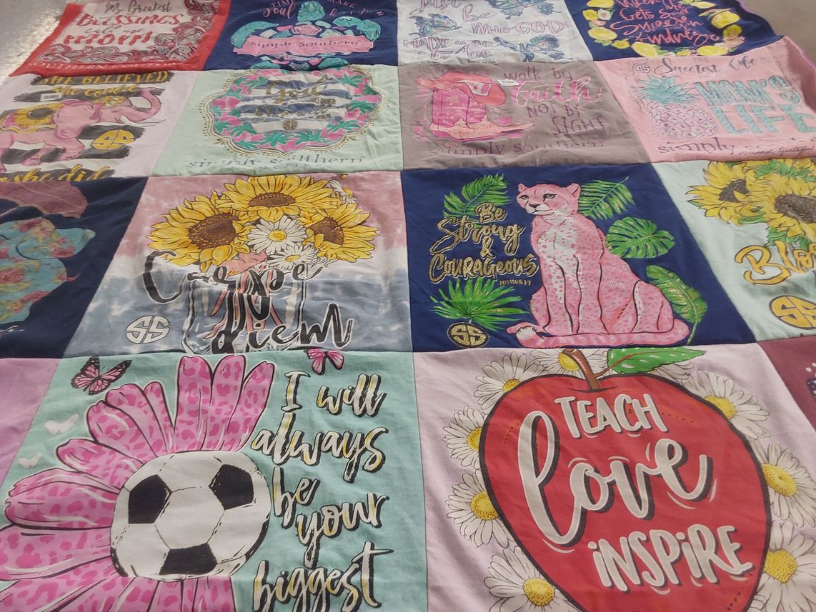 T-shirt quilt by Jennifer from NC