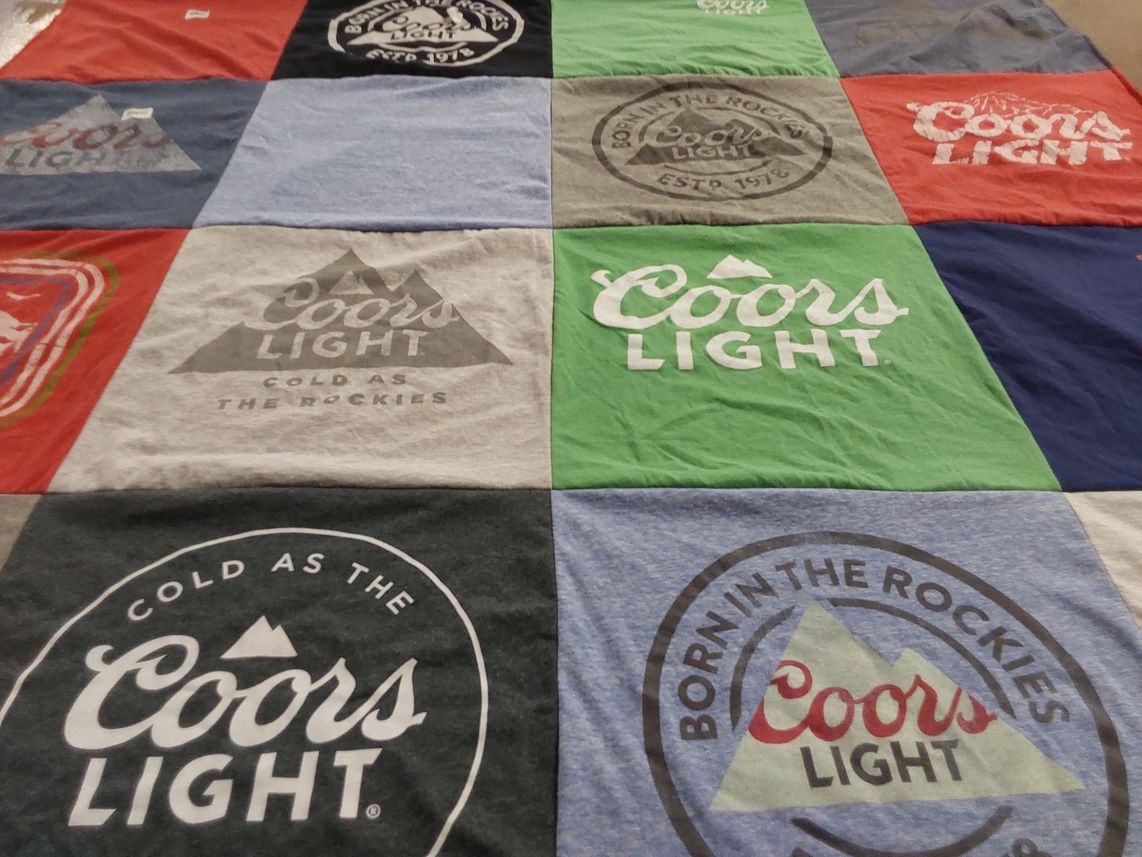 T-shirt quilt by Katie from WA