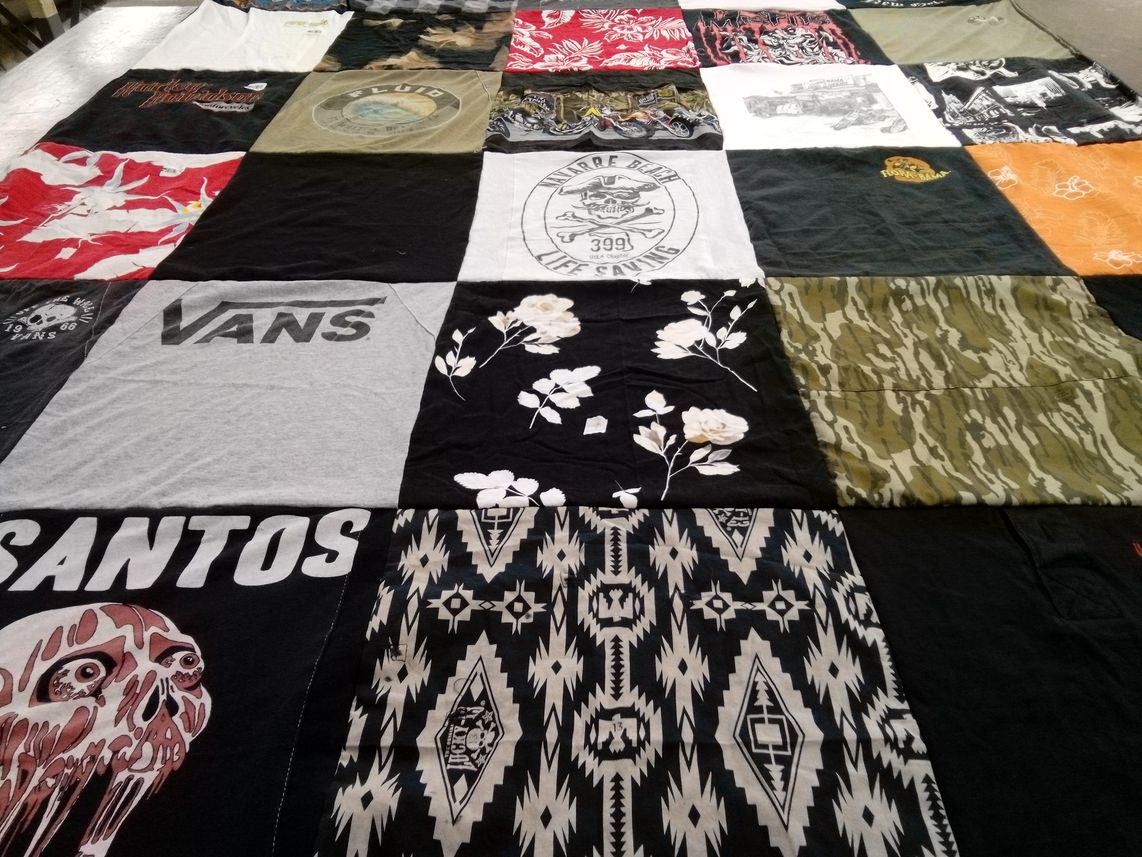 T-shirt quilt by Addison from FL