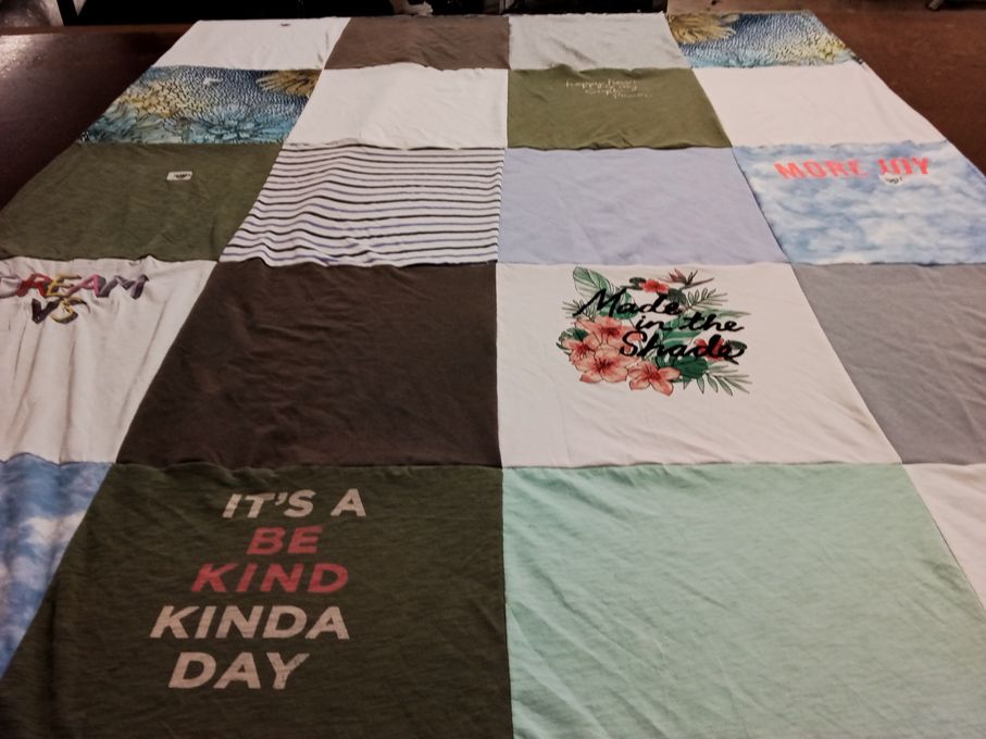 T-shirt quilt by Eric from NY