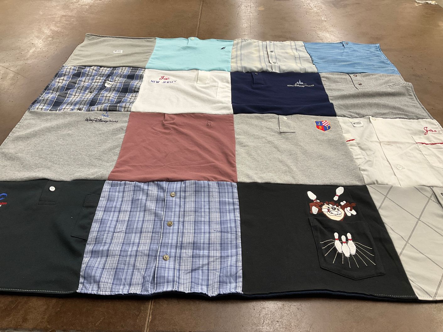 T-shirt quilt by Anastasia from NJ