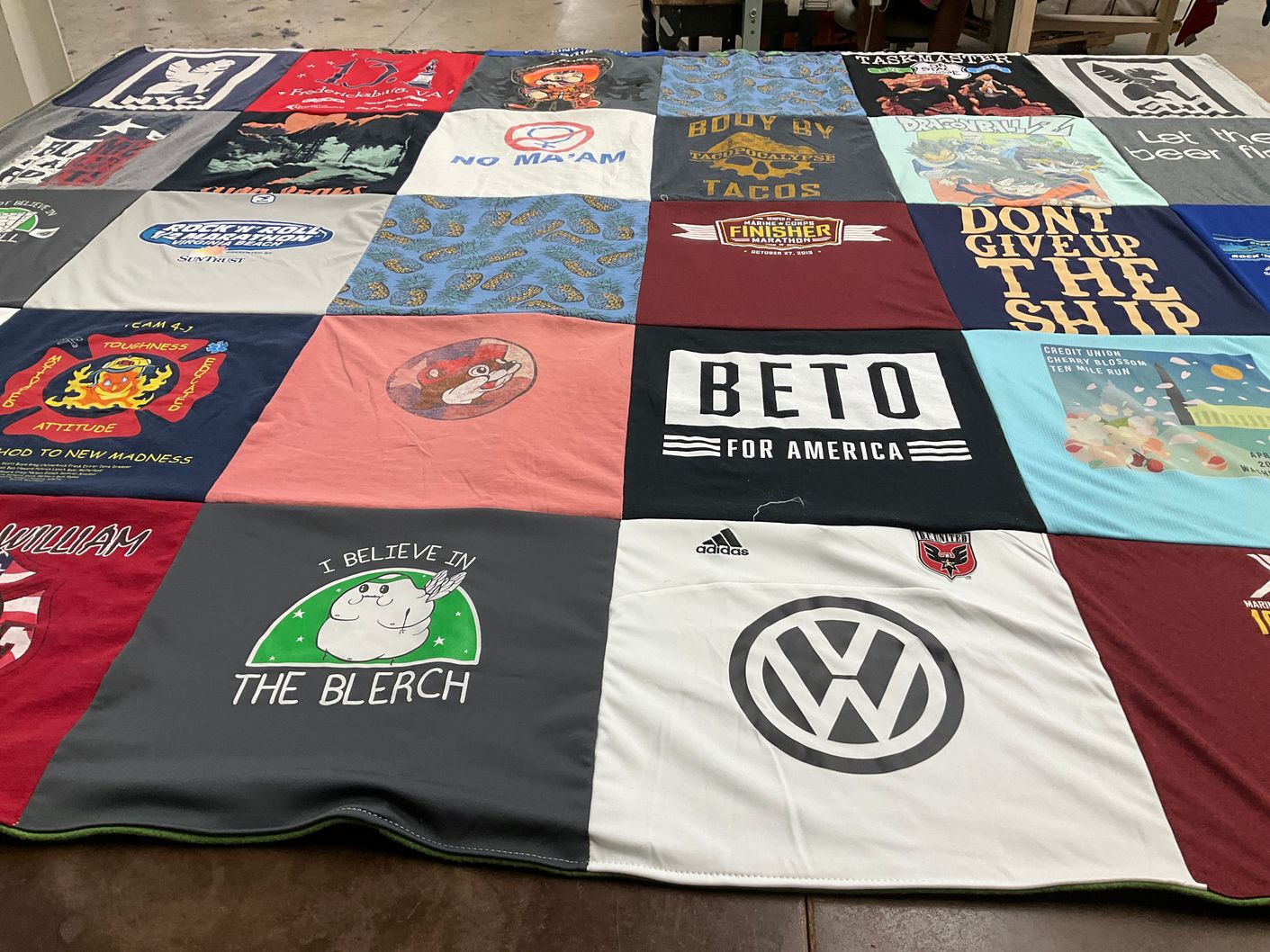 T-shirt quilt featuring dc united by El from VA
