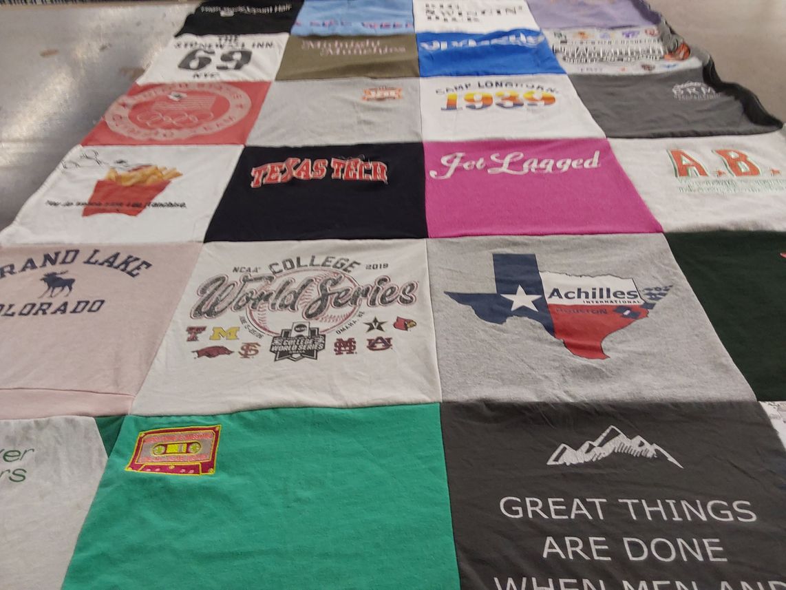 T-shirt quilt from texas tech university by Avery N. from CO