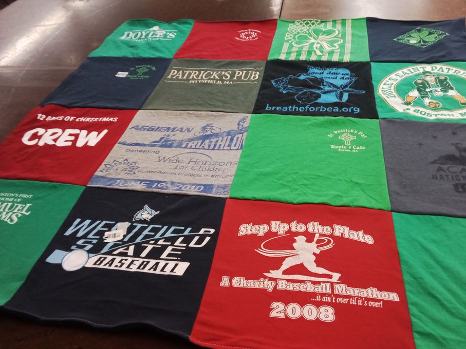 T-shirt quilt from westfield state university by John from MA