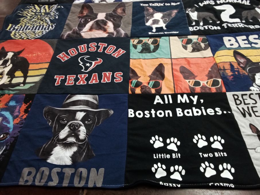 T-shirt quilt featuring houston texans by Linda from TX