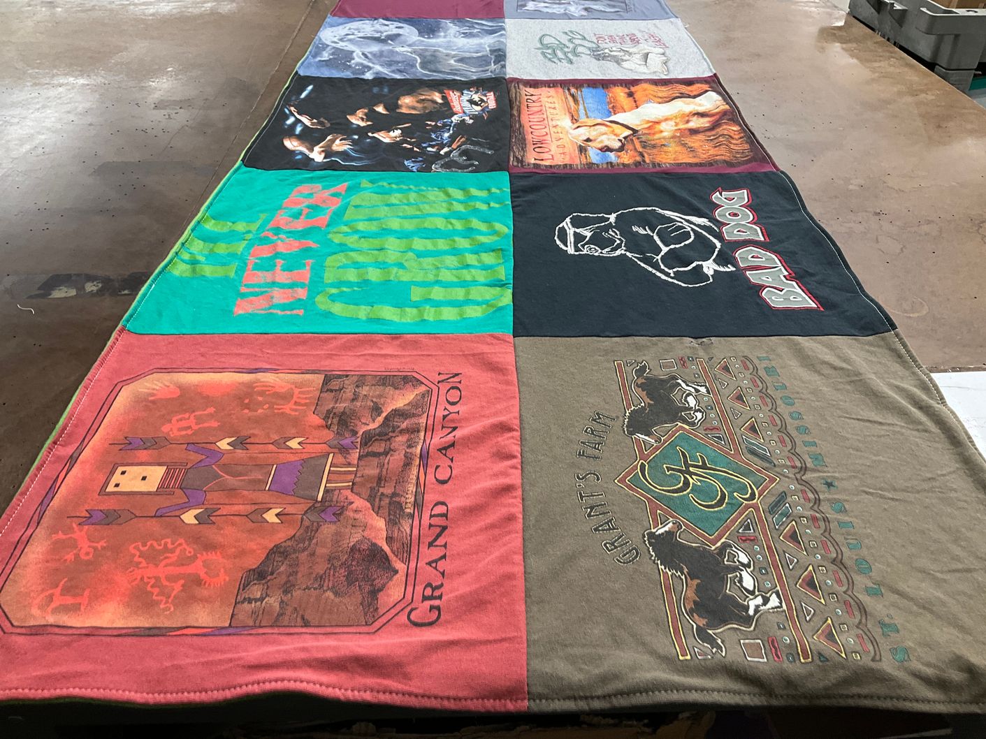 T-shirt quilt by Dee Ann from MO