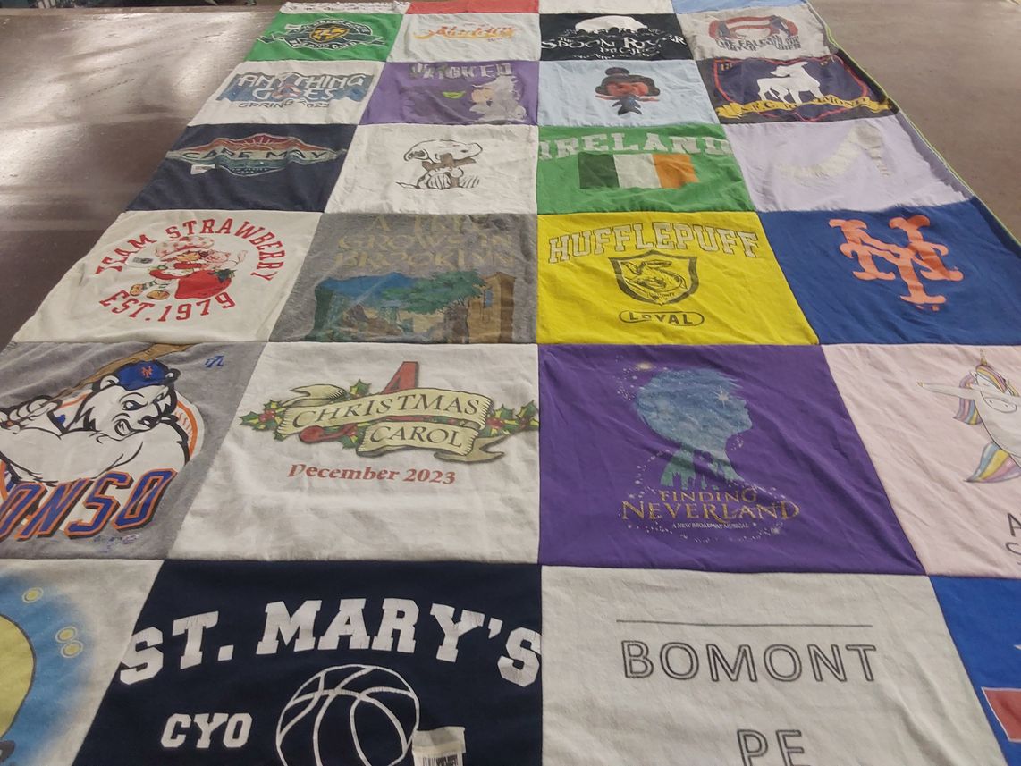 T-shirt quilt featuring new york mets by Maureen from NY