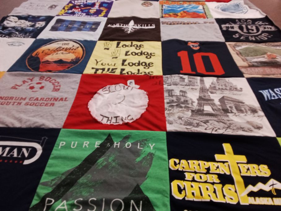 T-shirt quilt from nordrum cardinal youth soccer by Amy from SC