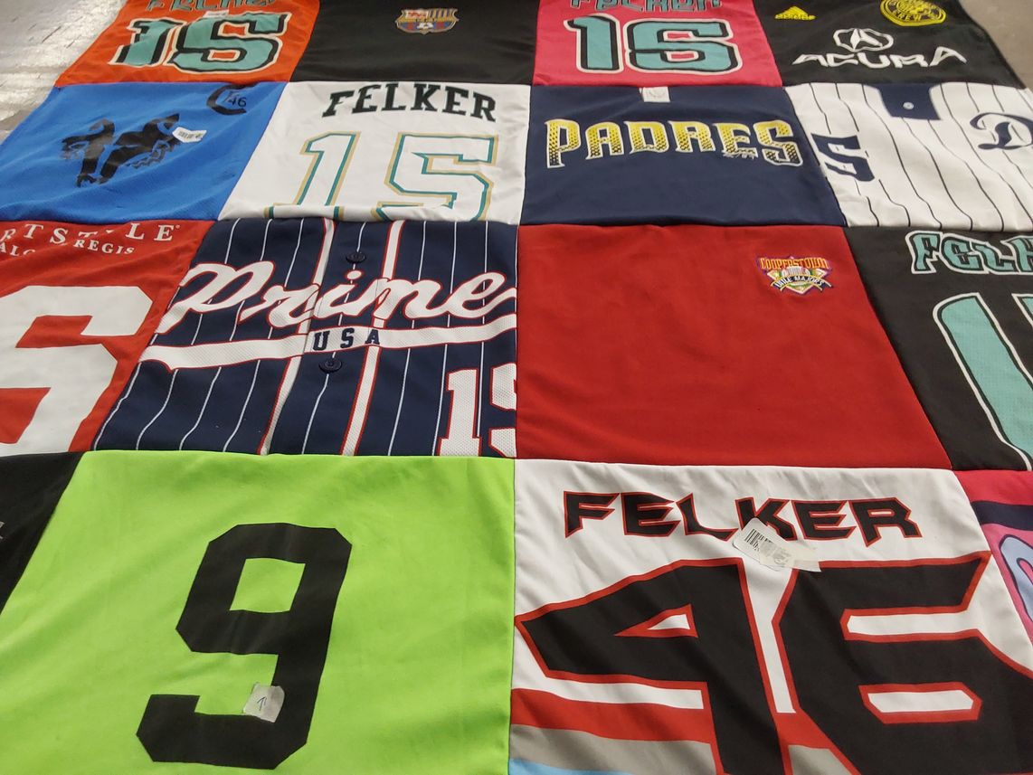T-shirt quilt by myriaha from SC