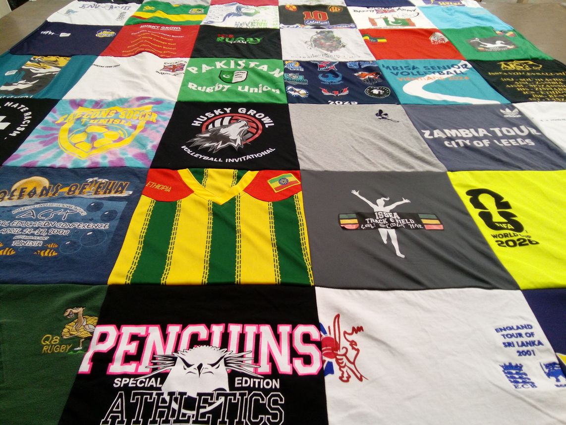 T-shirt quilt from huskies university by Michael from FL