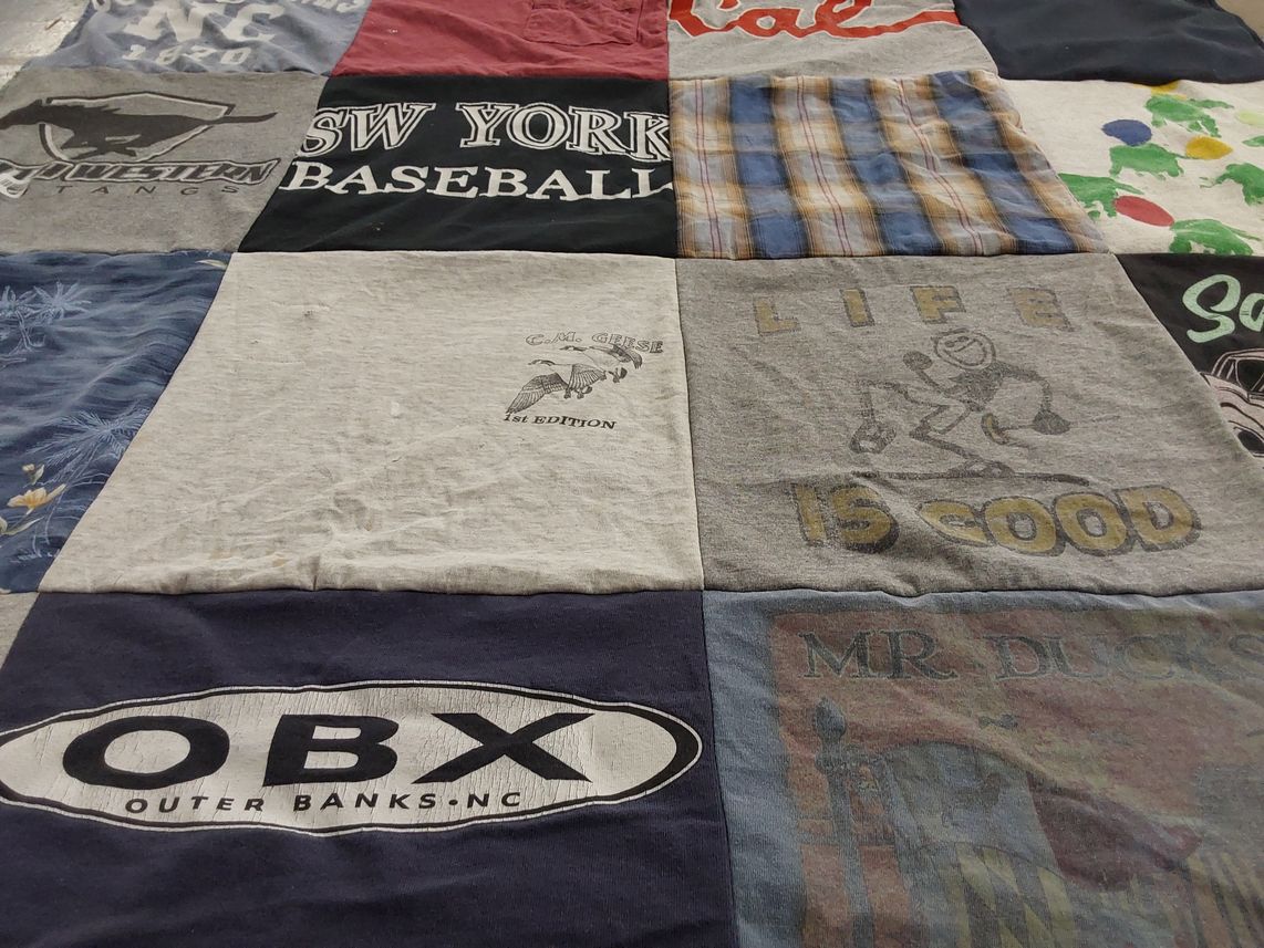 T-shirt quilt from southwestern university by Nicole from PA