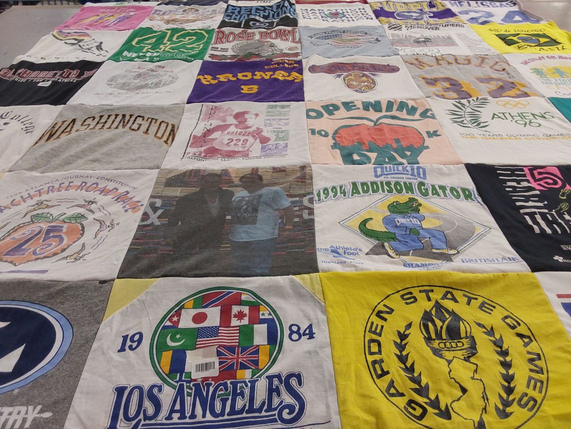 T-shirt quilt from addison gators high school by David from GA
