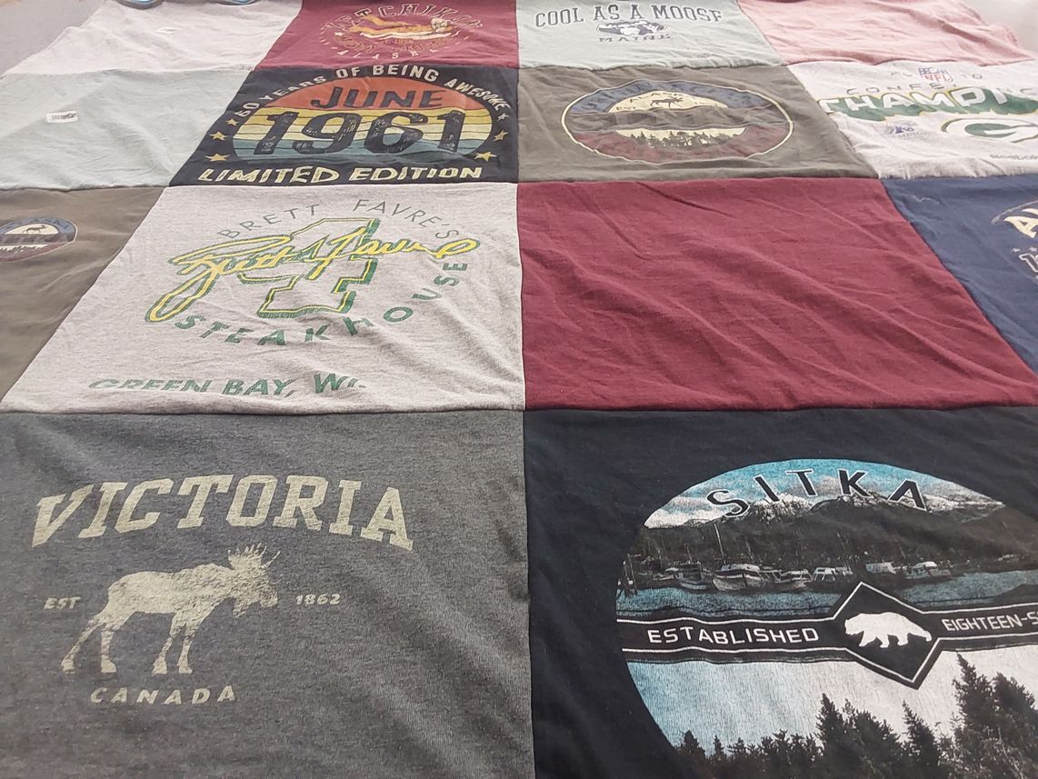 T-shirt quilt by Janie from TX