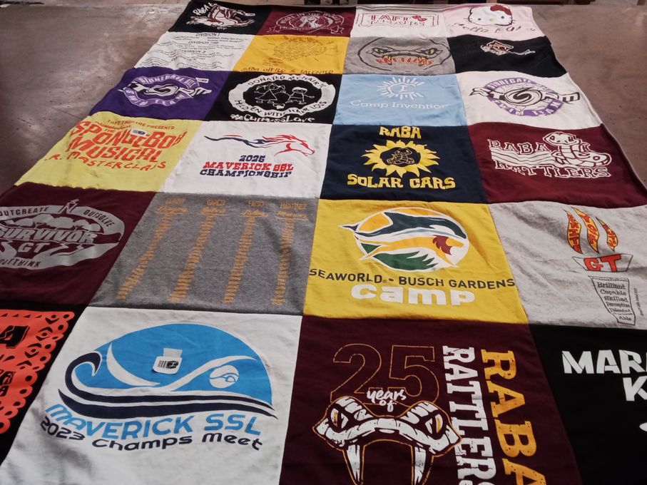 T-shirt quilt featuring maverick ssl team by Jayson from TX