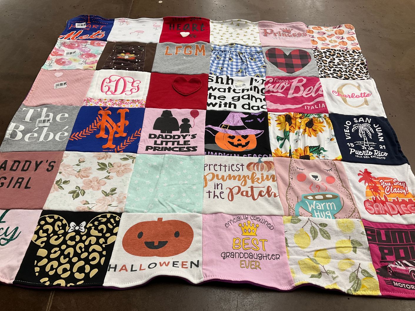 T-shirt quilt featuring new york mets by Patricia from NJ