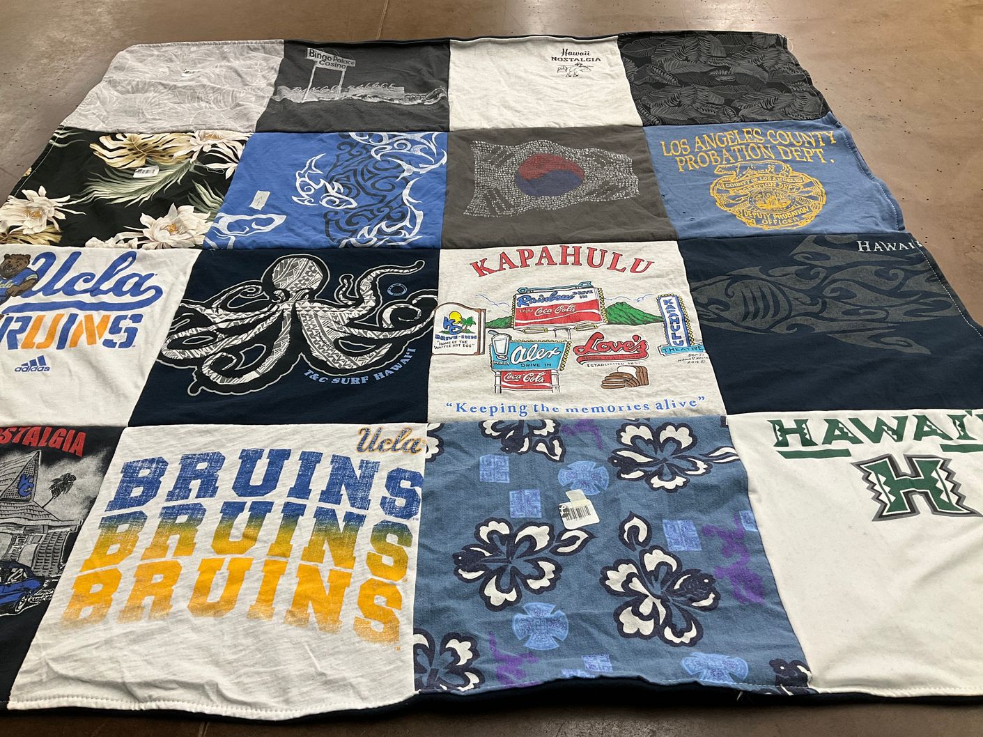 T-shirt quilt featuring ucla bruin by Cheri from NV
