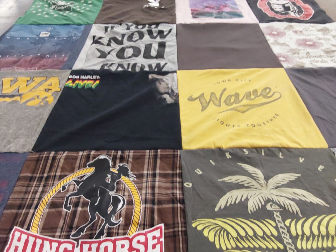T-shirt quilt from iowa city university by Misty from AZ