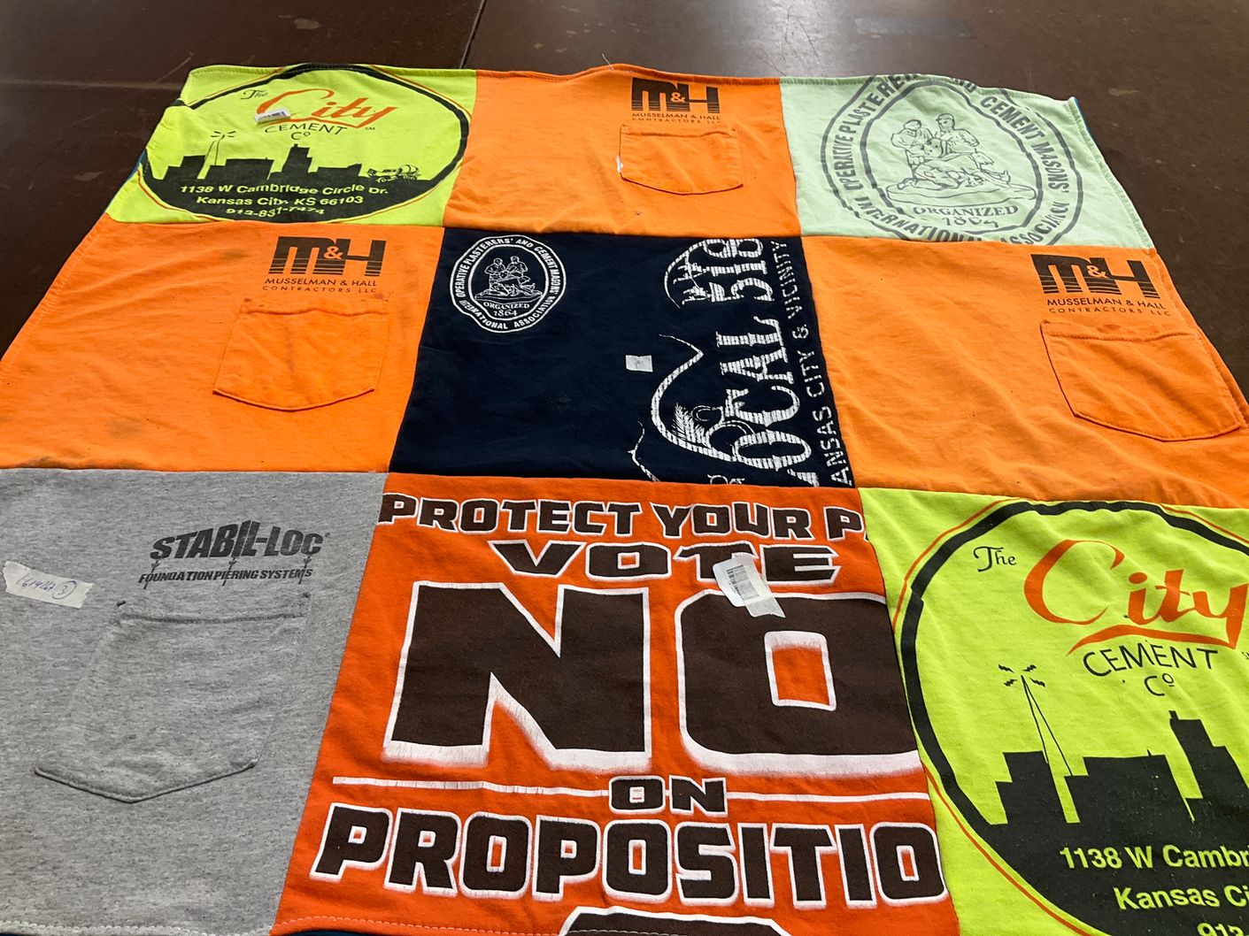 T-shirt quilt by Jennifer from MO