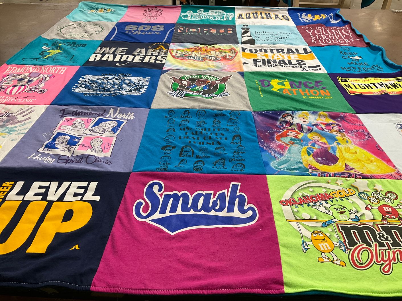T-shirt quilt featuring none by ERIC from FL