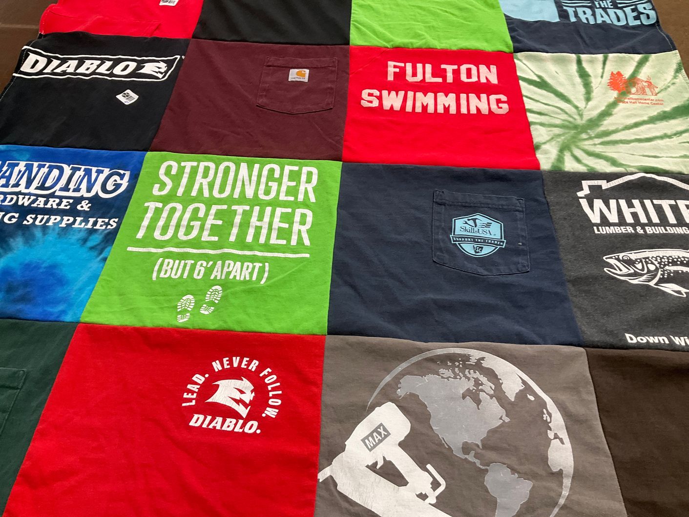 T-shirt quilt from fulton swimming by Kelly from NY