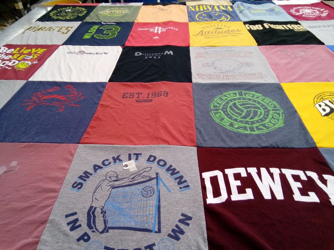 T-shirt quilt from otero junior college by Omar from PA