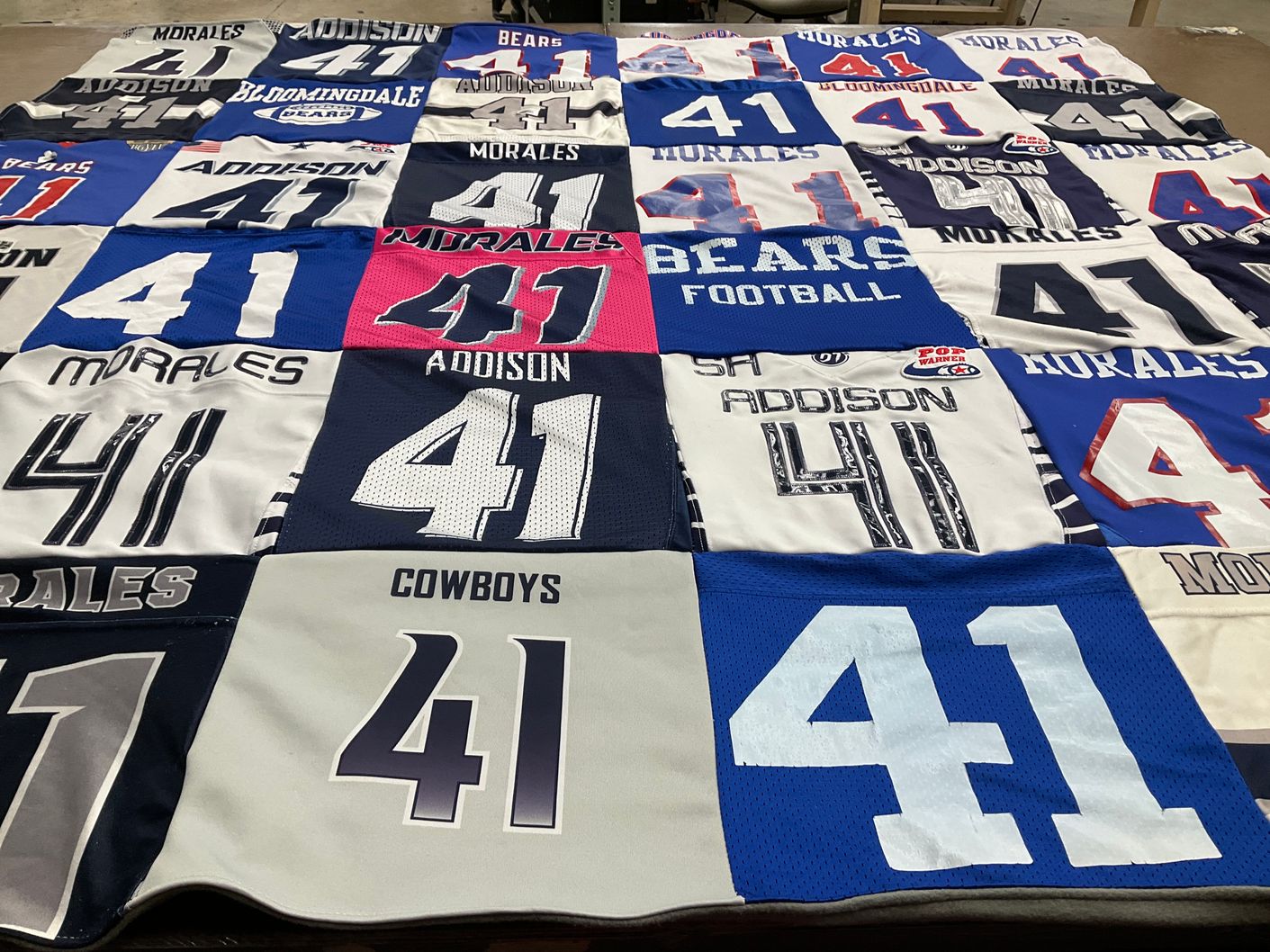 T-shirt quilt by Trish from IL