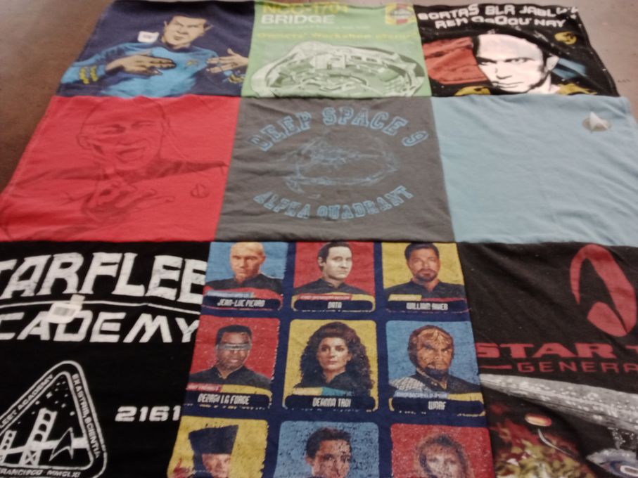 T-shirt quilt from starfleet academy by Matthew from FL