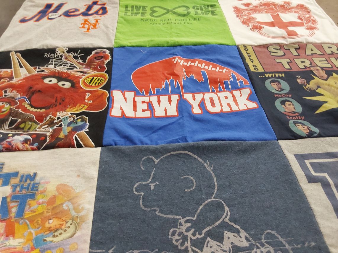 T-shirt quilt featuring new york mets by Matthew from FL