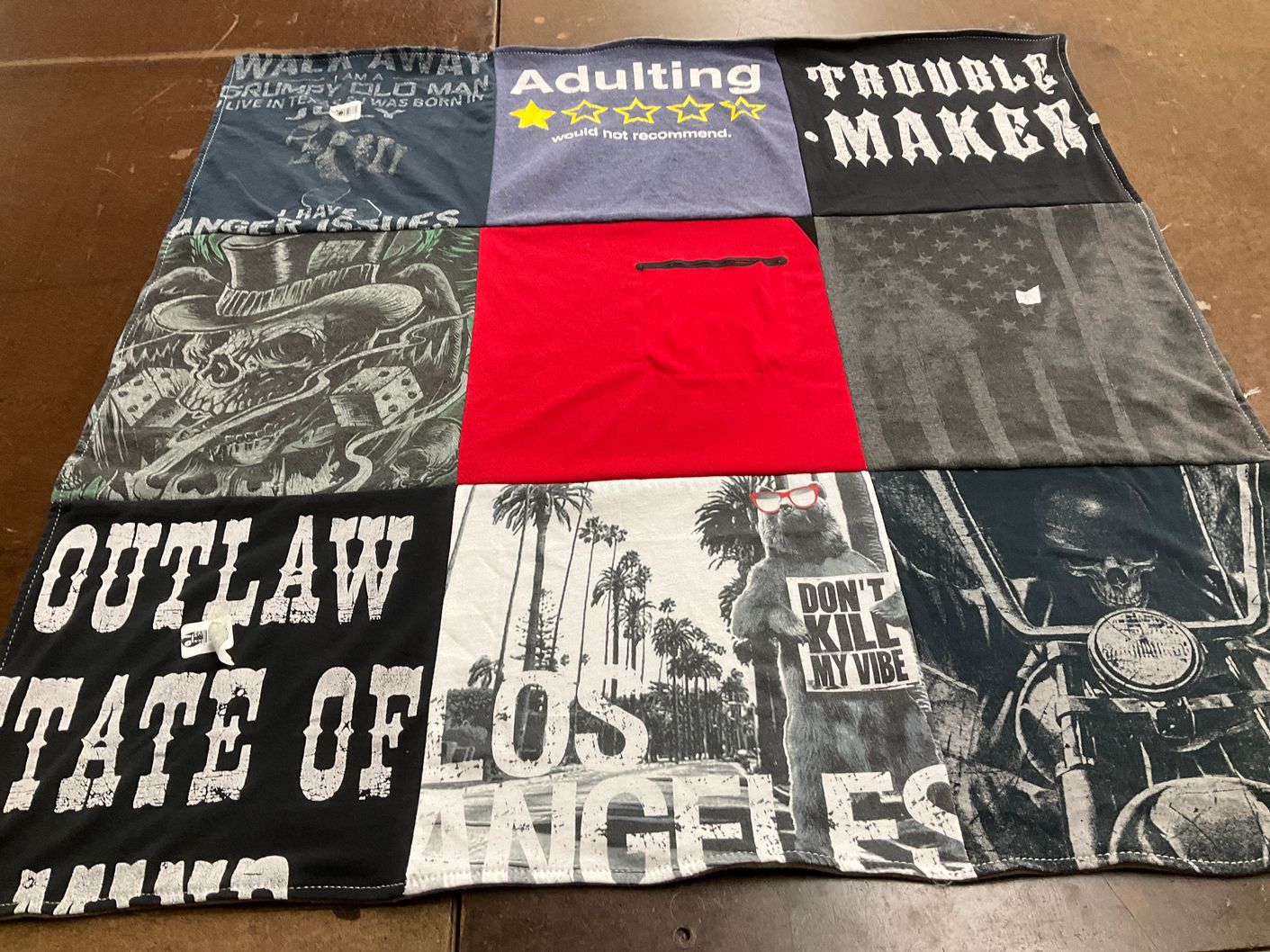 T-shirt quilt by April from TX