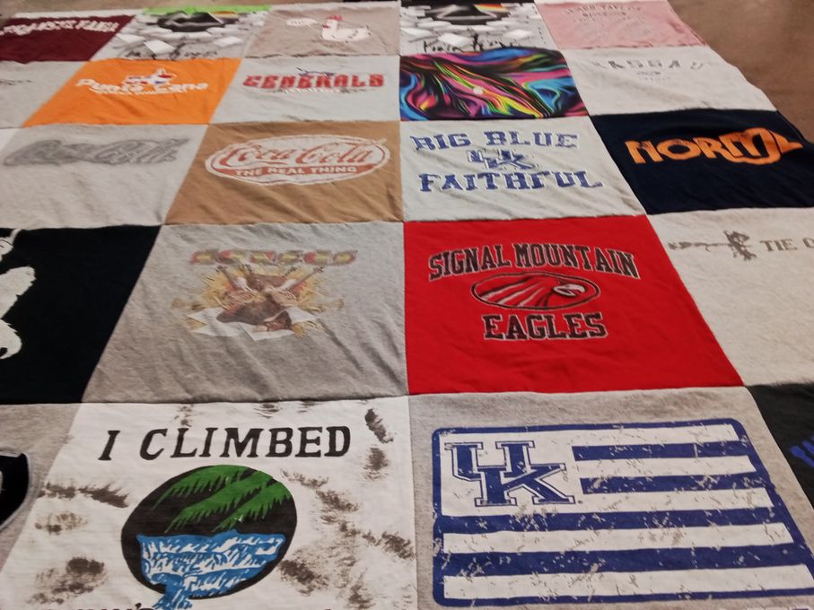 T-shirt quilt from university of kentucky by James from KY