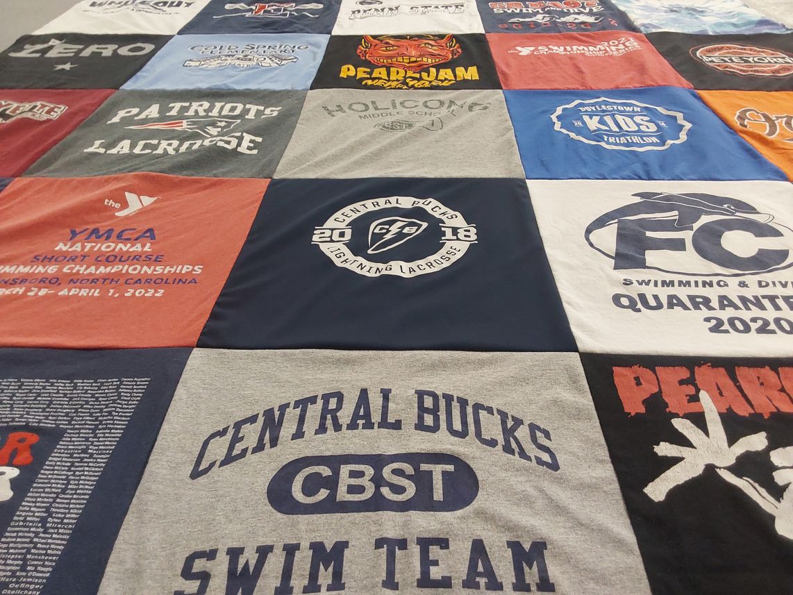 T-shirt quilt from central bucks high school by William from PA